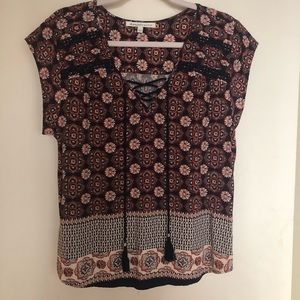 Daniel Rainn cap sleeve blouse